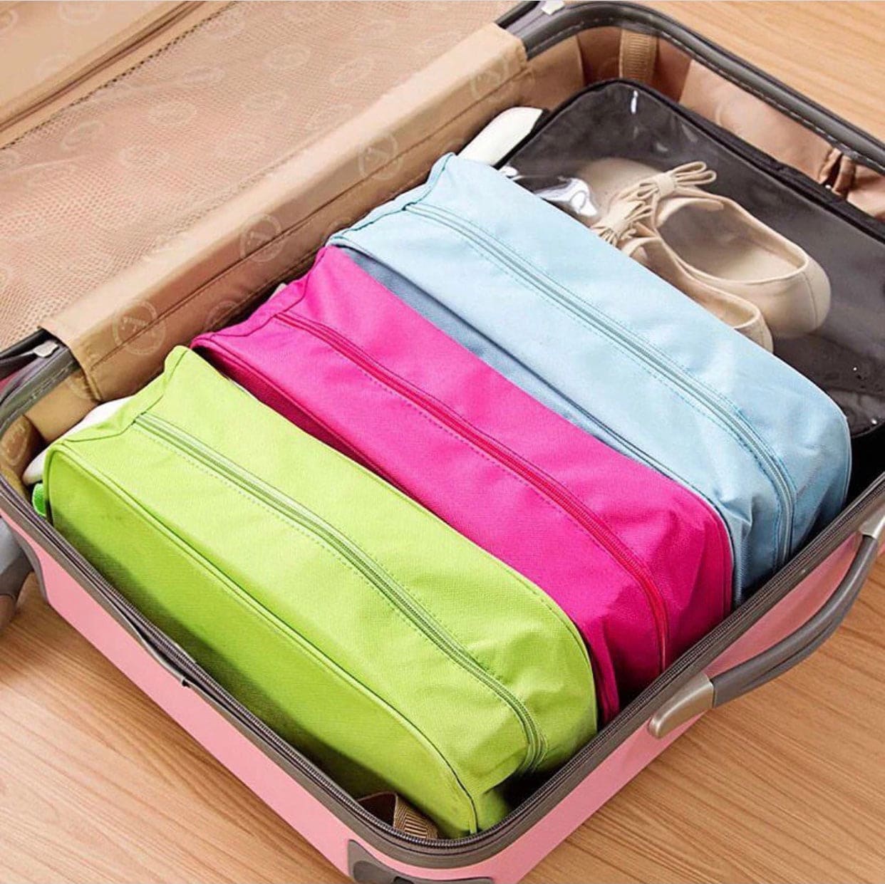 Large Capacity Colorful Travel Transparent Shoe Bag, Suit case Luggage Organizers, Durable Travel Essential Toiletry Waterproof Shoe Organizers, Travel Portable Sorting Pouch Large Capacity Colorful Travel Transparent Shoe Bag, Suit case Luggage Organizers, Durable Travel Essential Toiletry Waterproof Shoe Organizers, Travel Portable Sorting Pouch